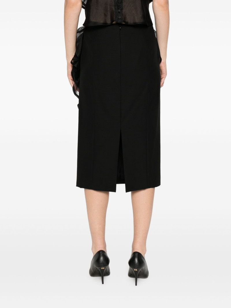 ruffled volant midi skirt 4