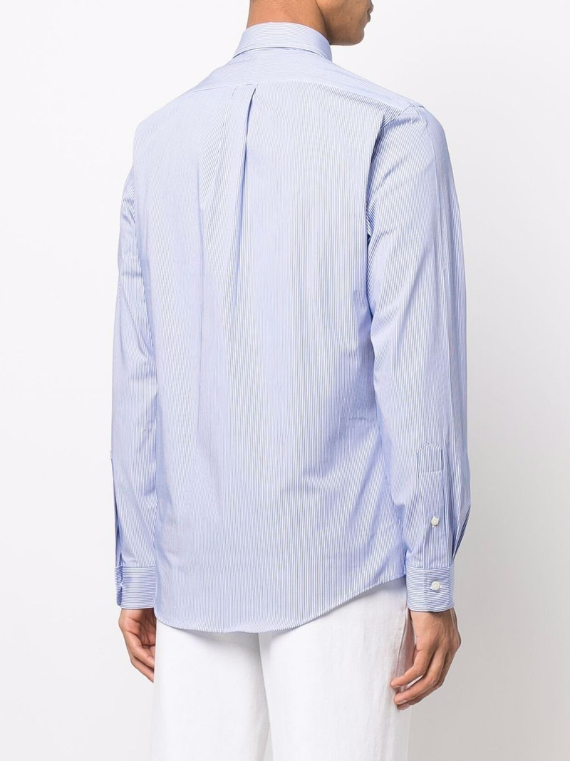 logo striped shirt 4