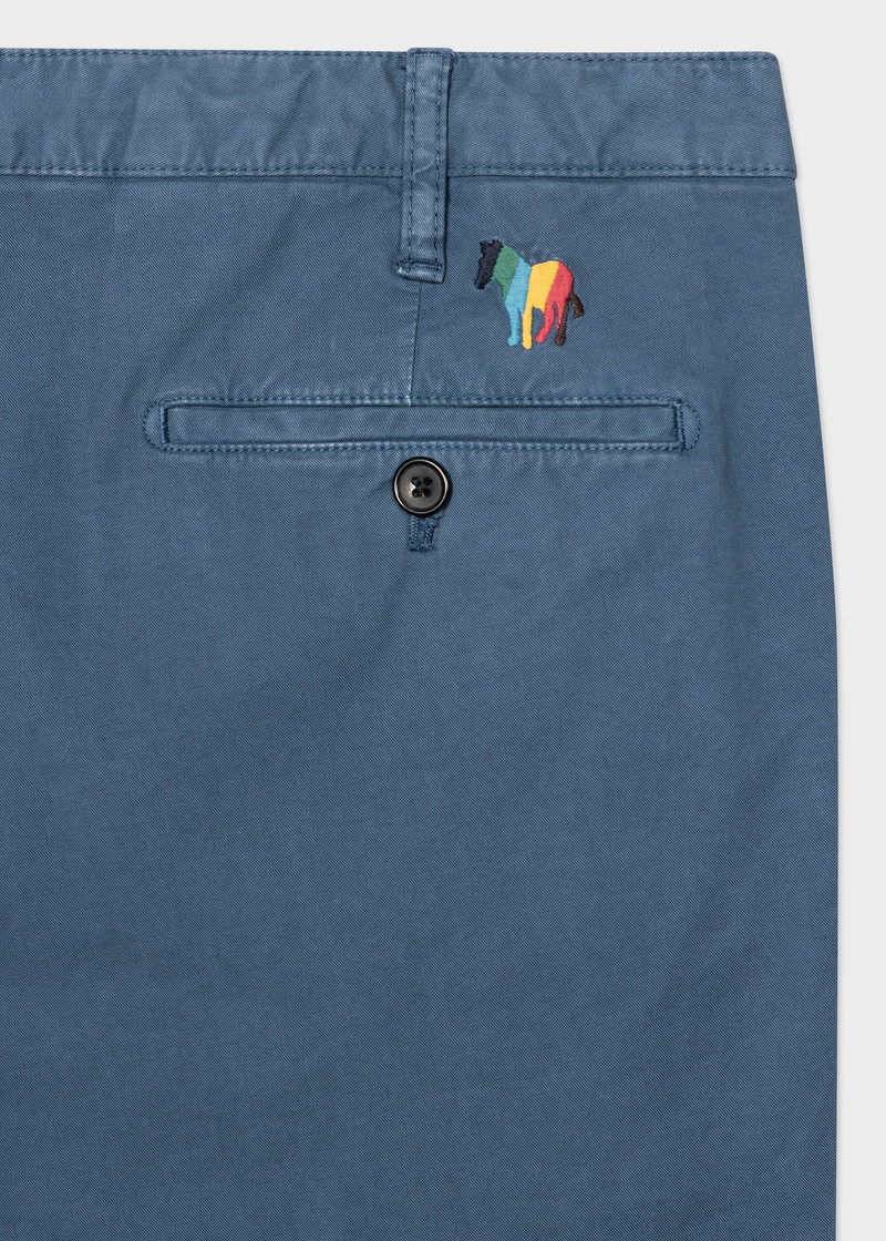 Paul Smith Cotton-Twill 'Broad Stripe Zebra' Shorts outlook