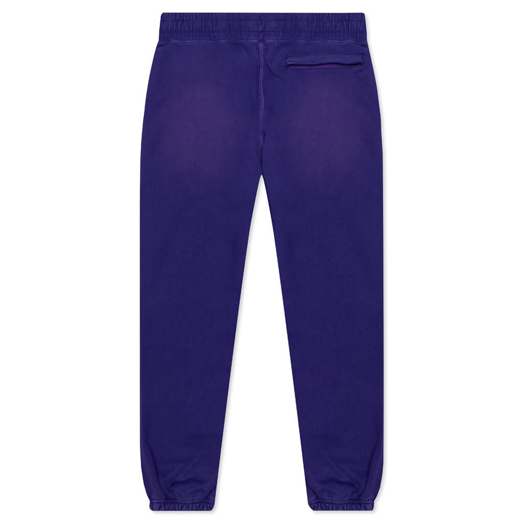 AWAKE SUNBLEACHED LOGO SWEATPANTS - PURPLE - 2