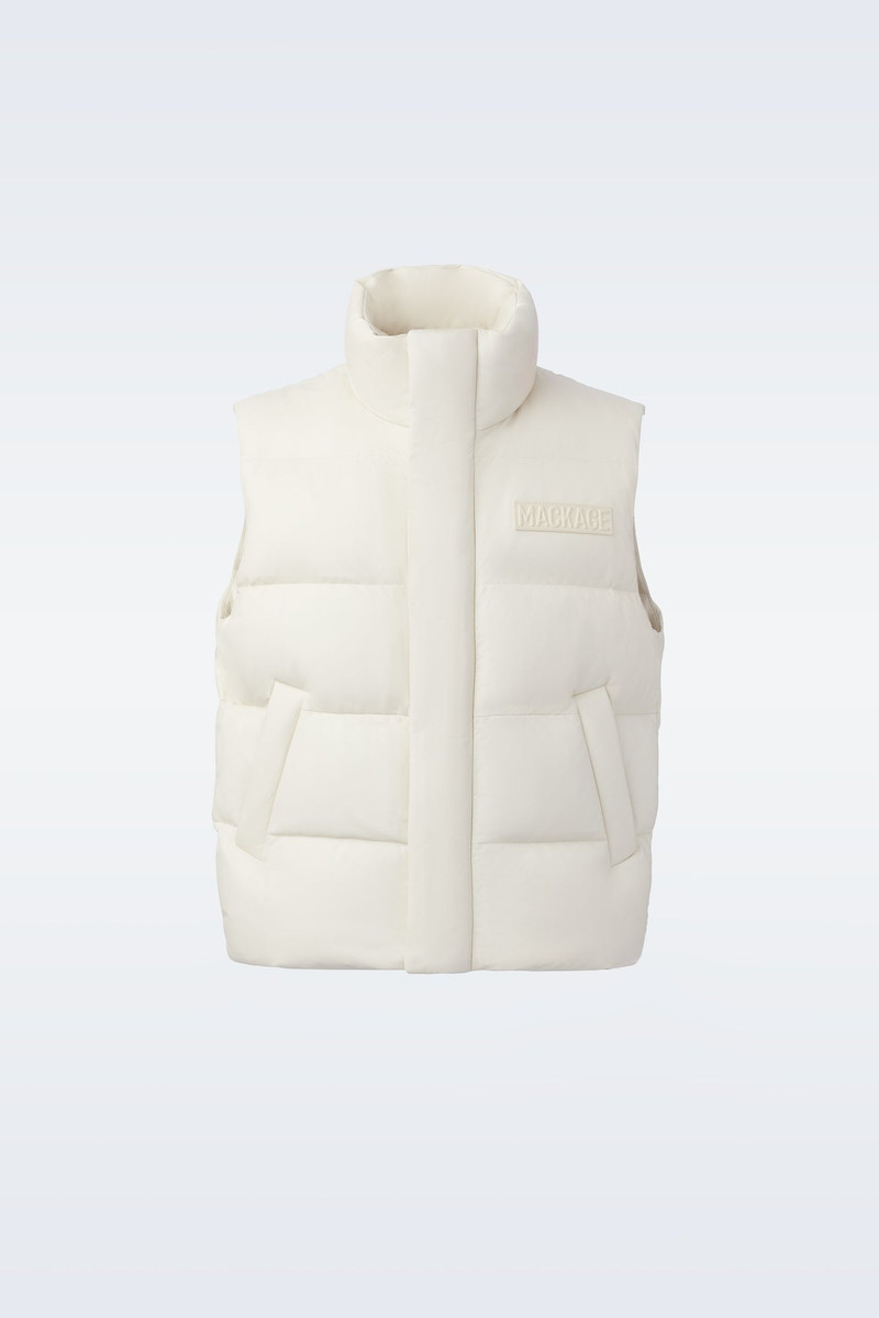 KELLAN (R) leather down vest 1