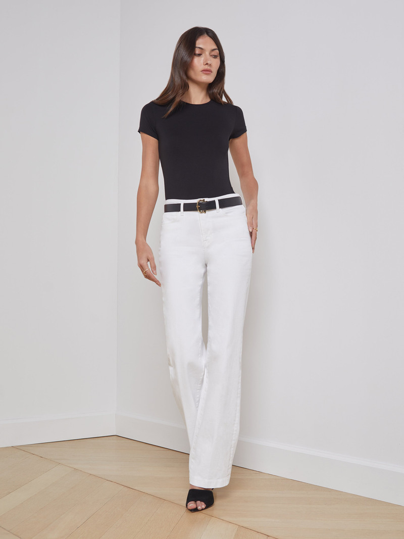 L'AGENCE Ressi Fitted Tee outlook