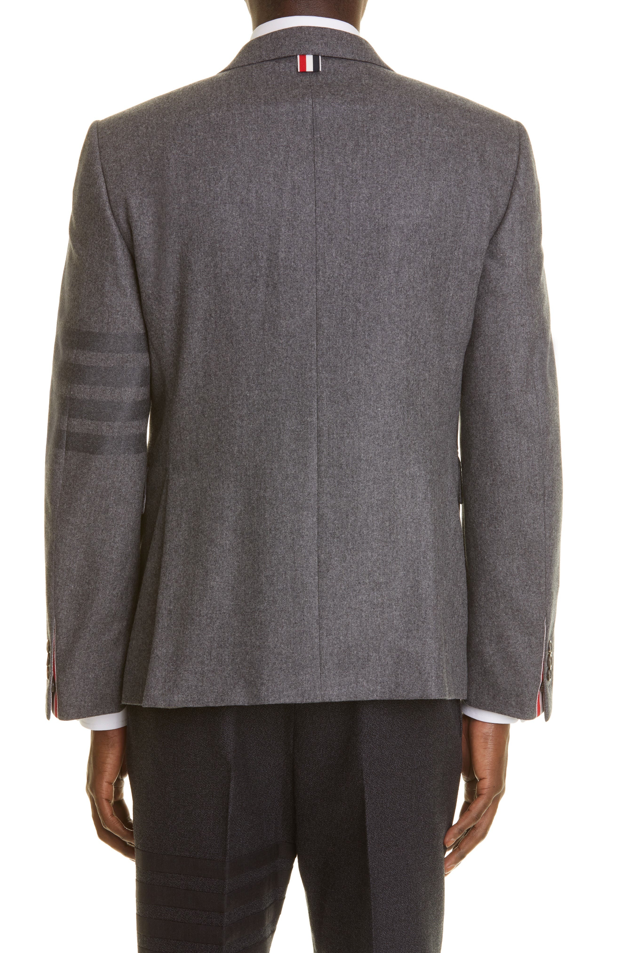 4-Bar Wool & Cashmere Flannel Sport Coat - 2