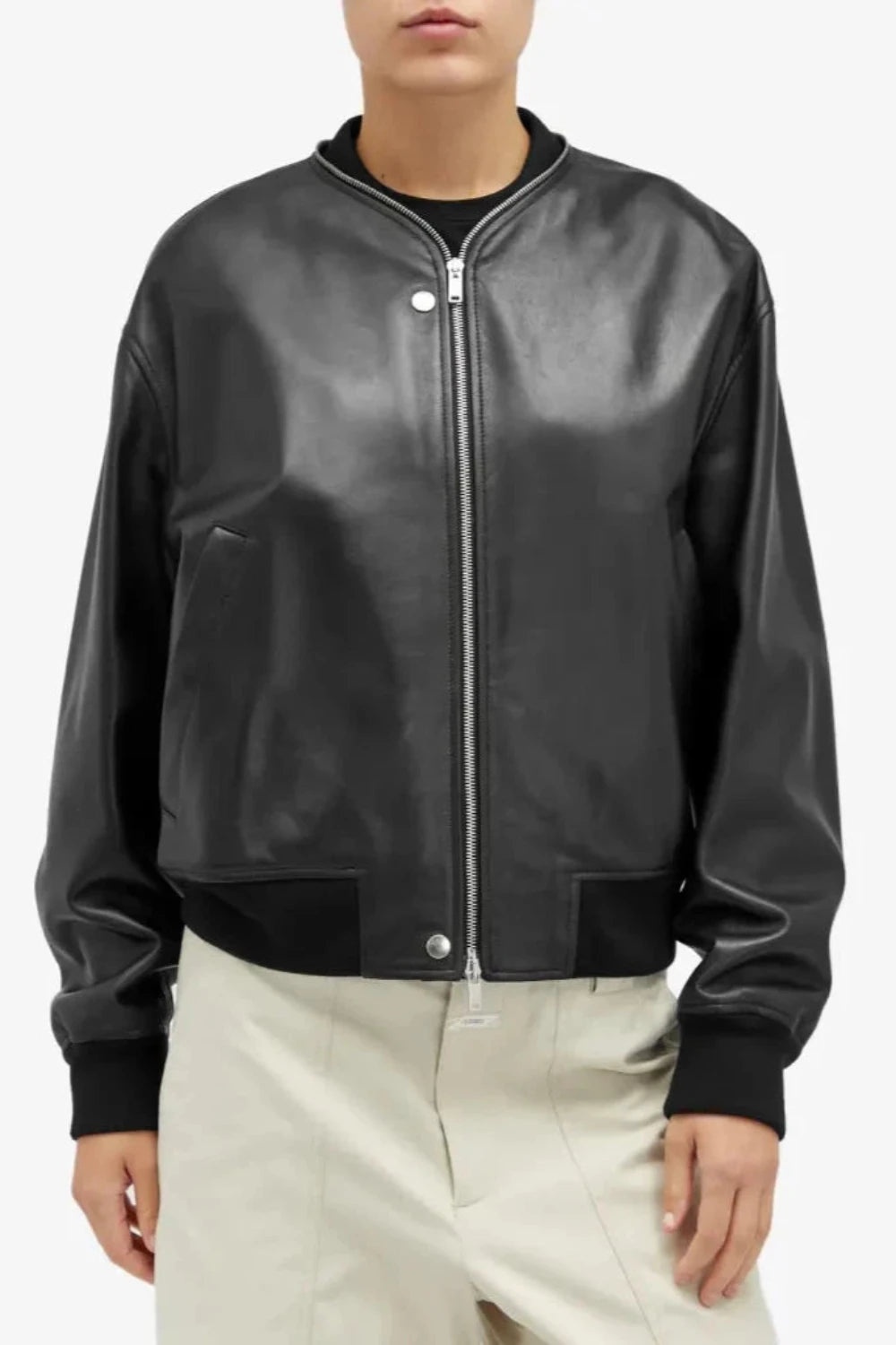 Leather Bomber - 2