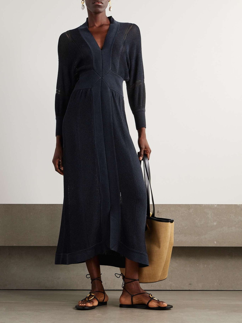 ERES Crocheted cotton-blend maxi dress outlook