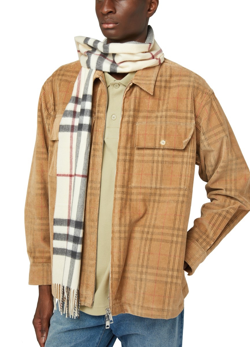 Large checked scarf - 2