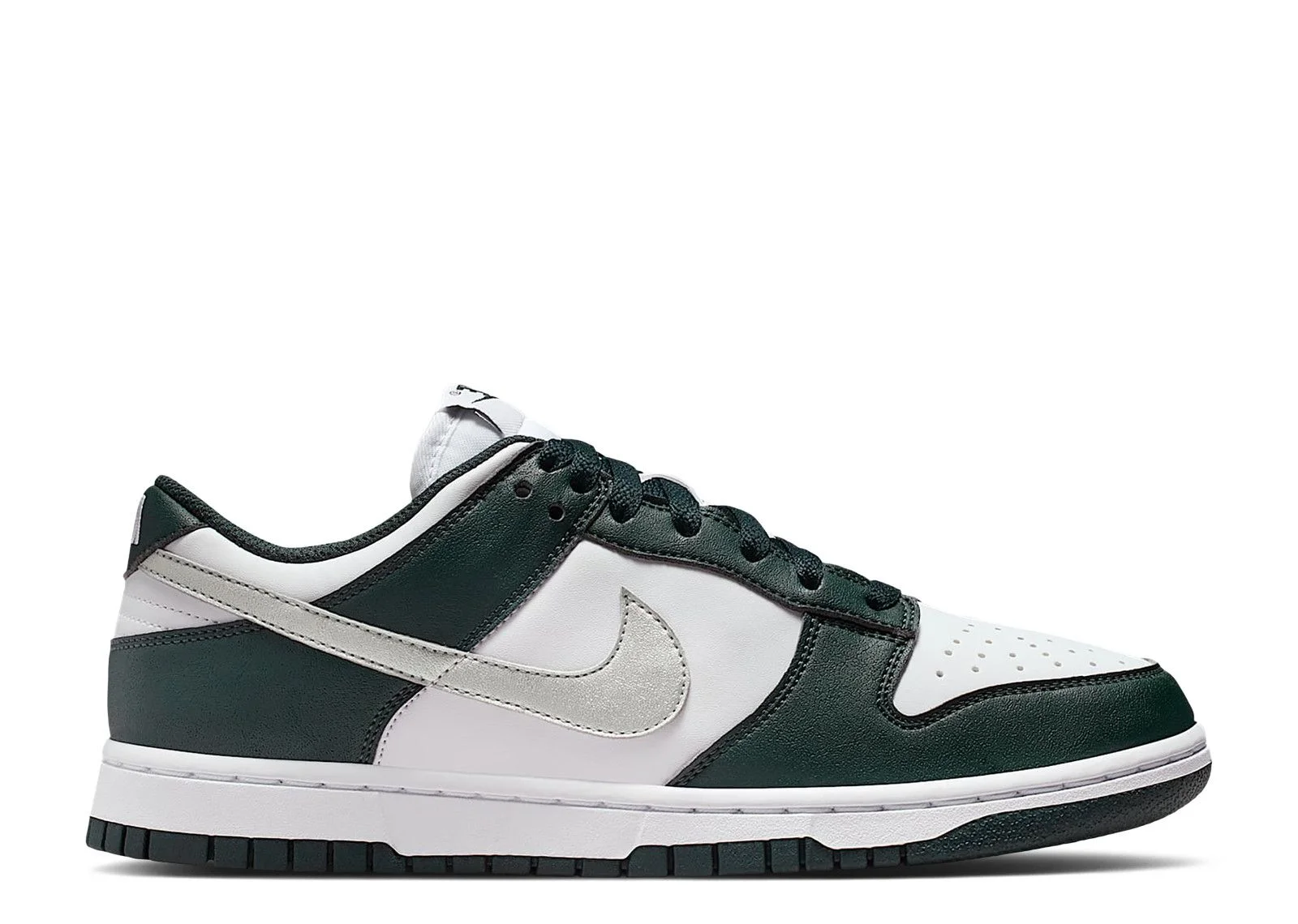 NIKE WMNS DUNK LOW 'SEAWEED/WHITE/SAIL/METALLIC SILVER' - 1