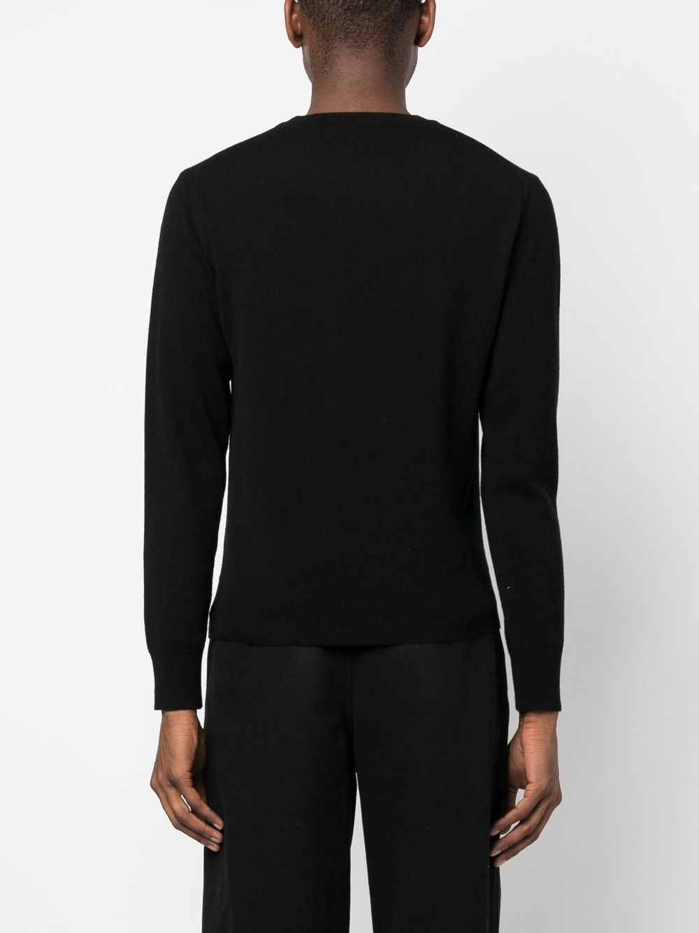 Orb-embroidered fine knit jumper - 4