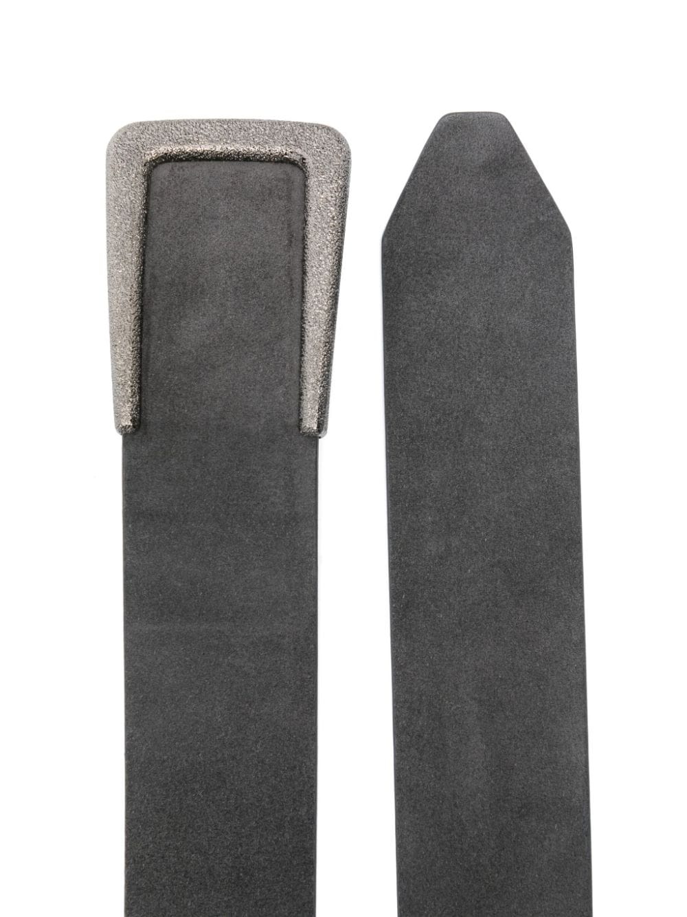 buckled suede belt - 2