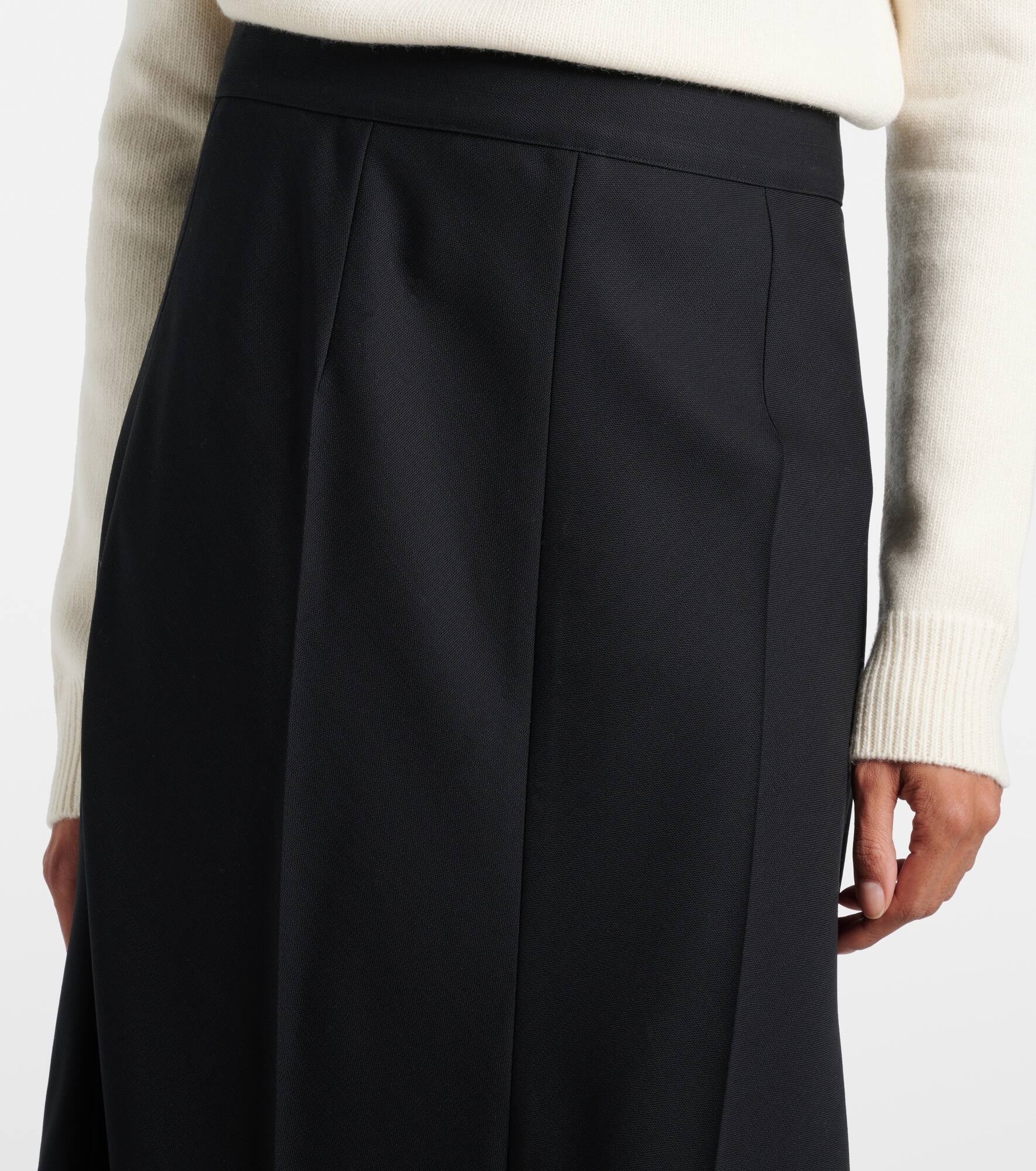Wool maxi skirt - 4