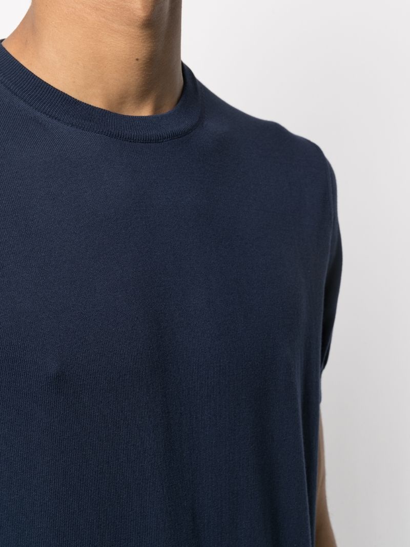 knitted short-sleeve T-shirt - 7