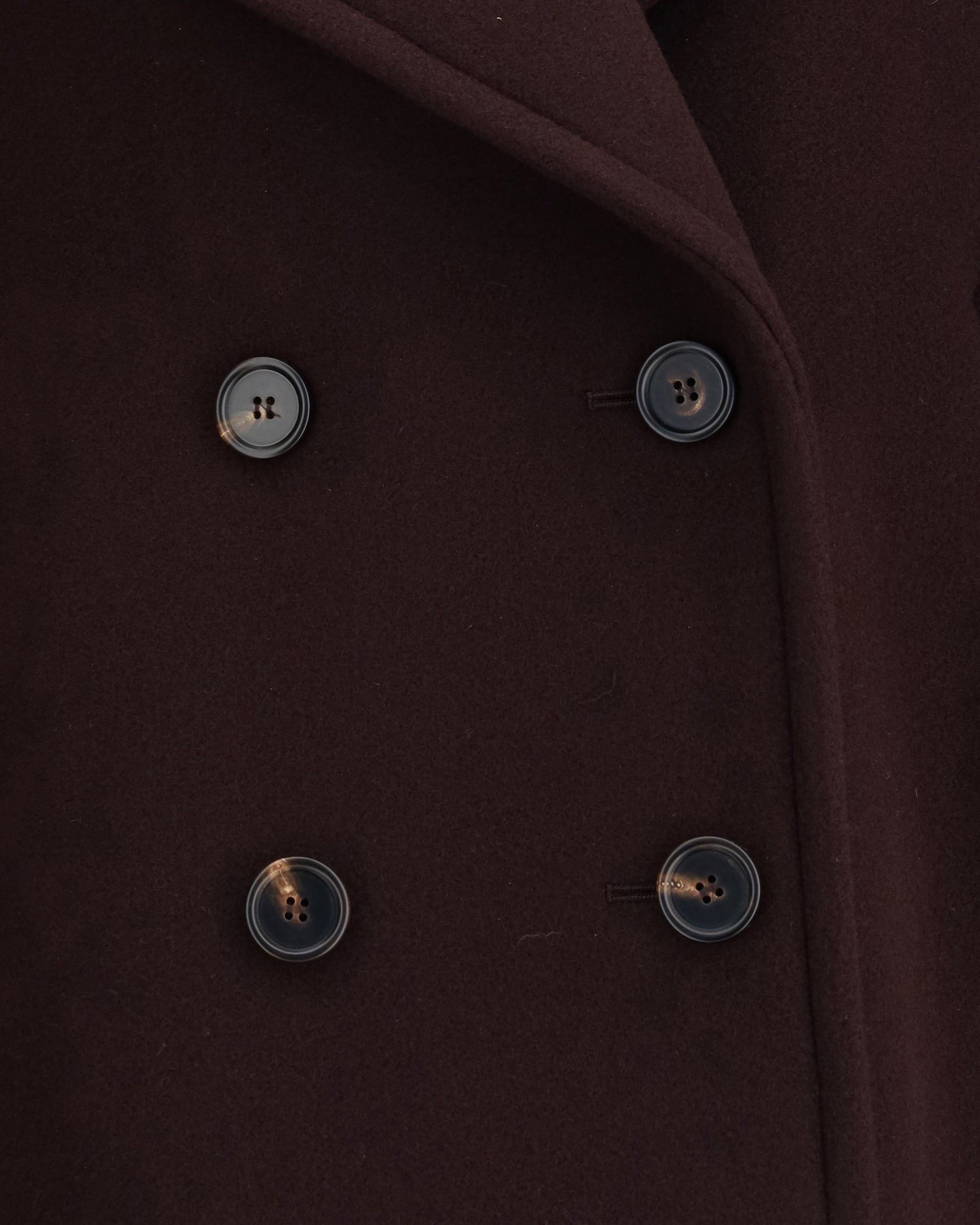 Oversized Double-Breasted Coat - 3