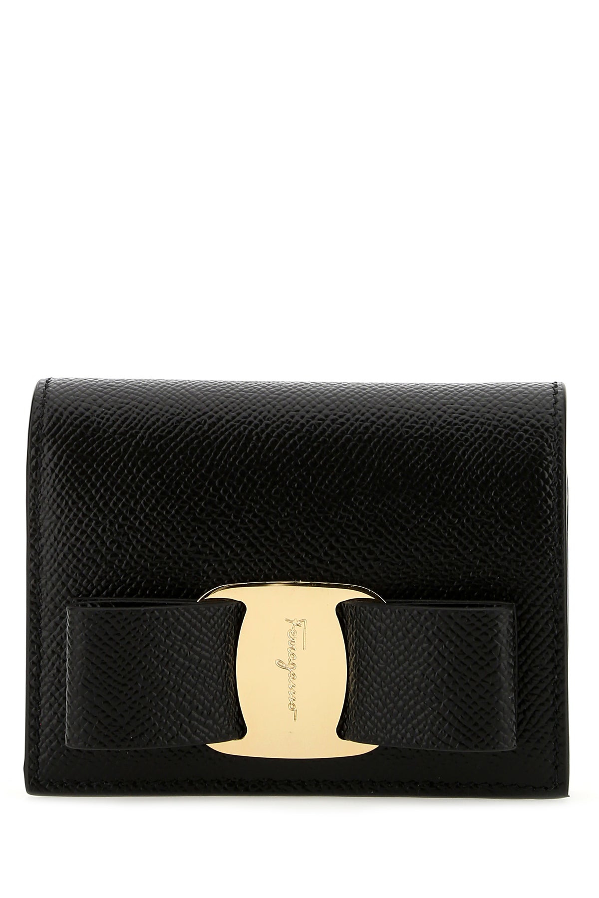 Black leather wallet - 1