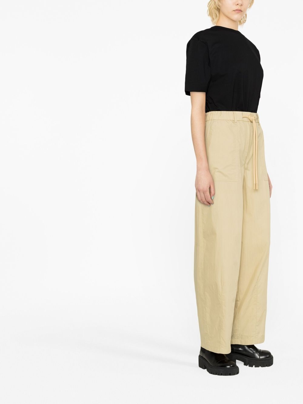 high-waist tapered trousers - 4
