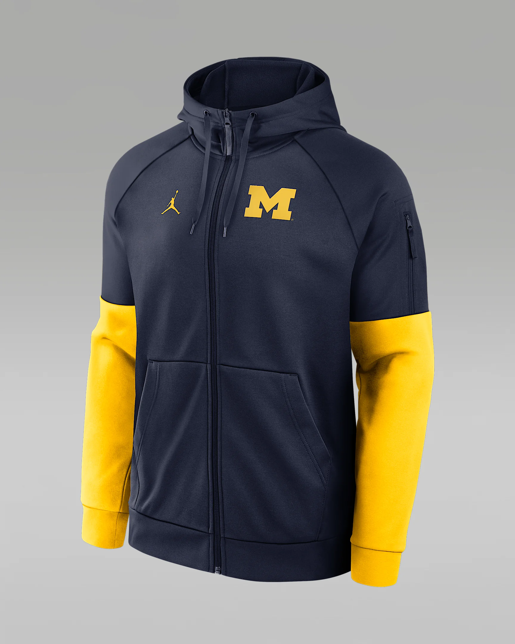 Michigan Primetime Men's Jordan Brand Therma-FIT College Full-Zip Hoodie - 1