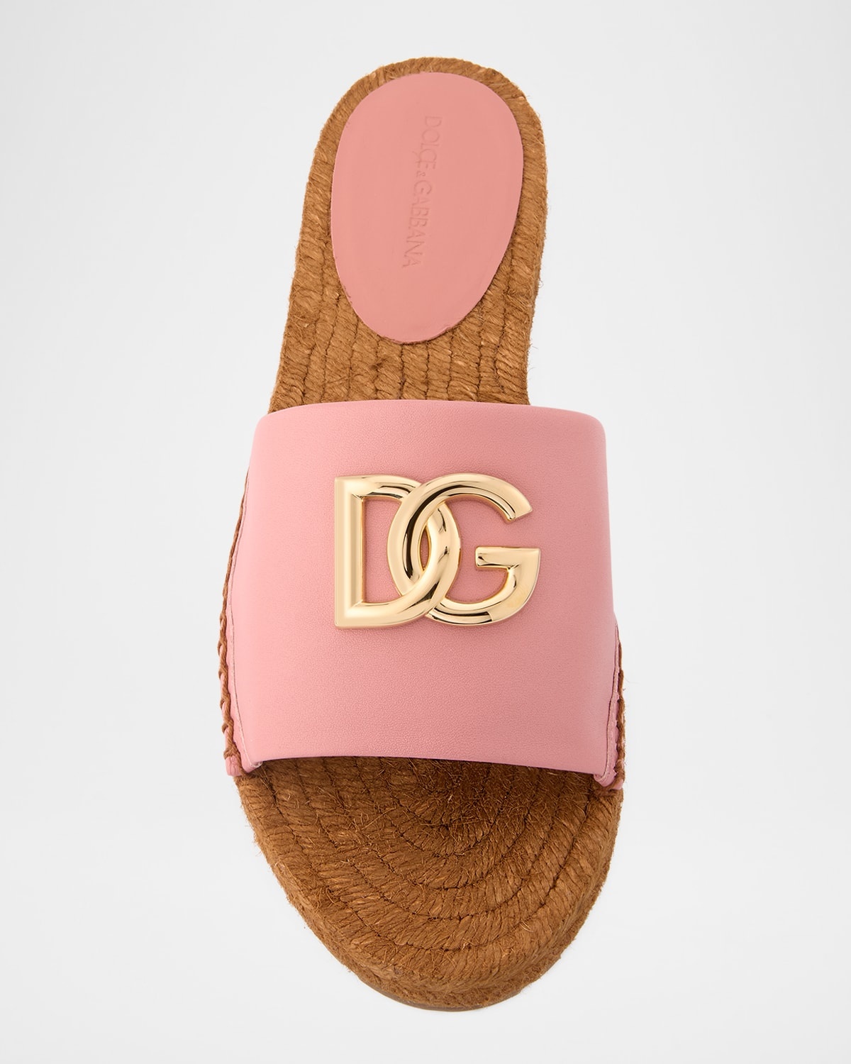 DG Medallion Napa Espadrille Sandals - 5
