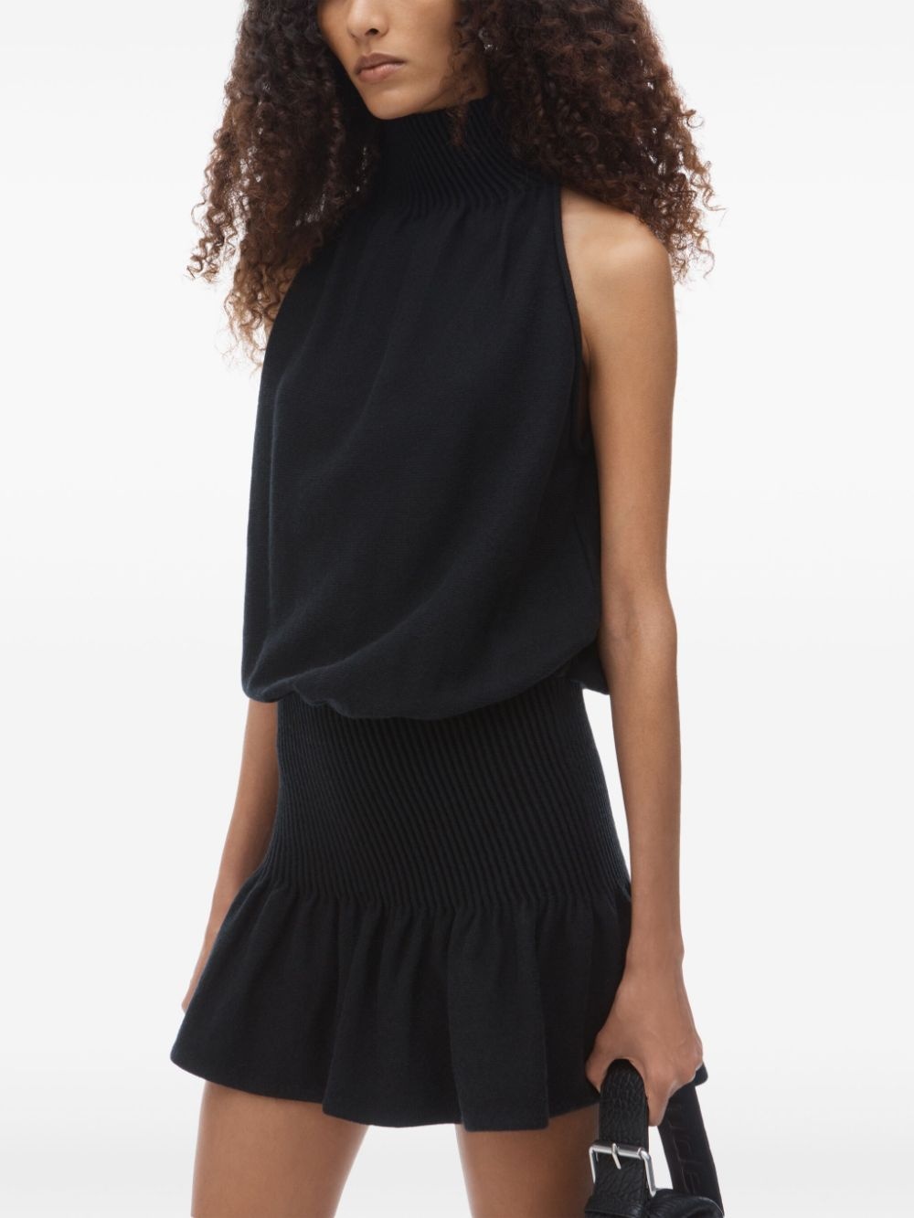 ruched halterneck dress - 4