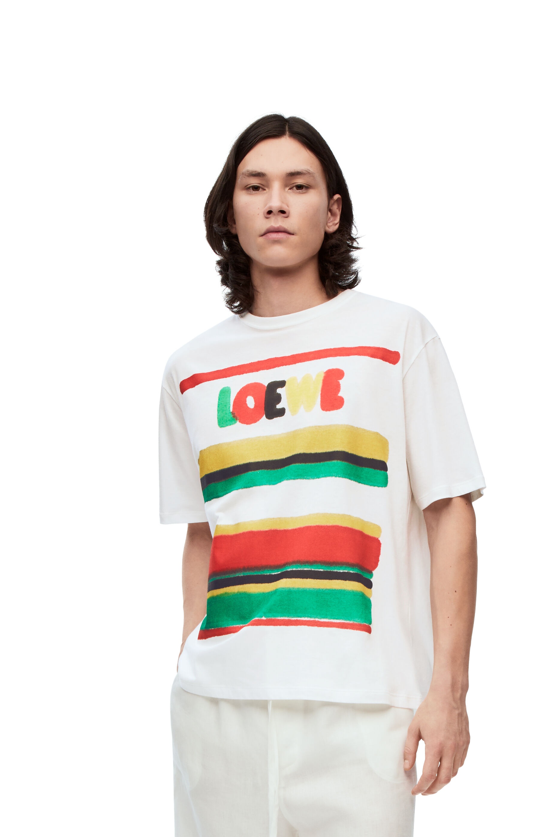 LOEWE stripes T-shirt in cotton - 3