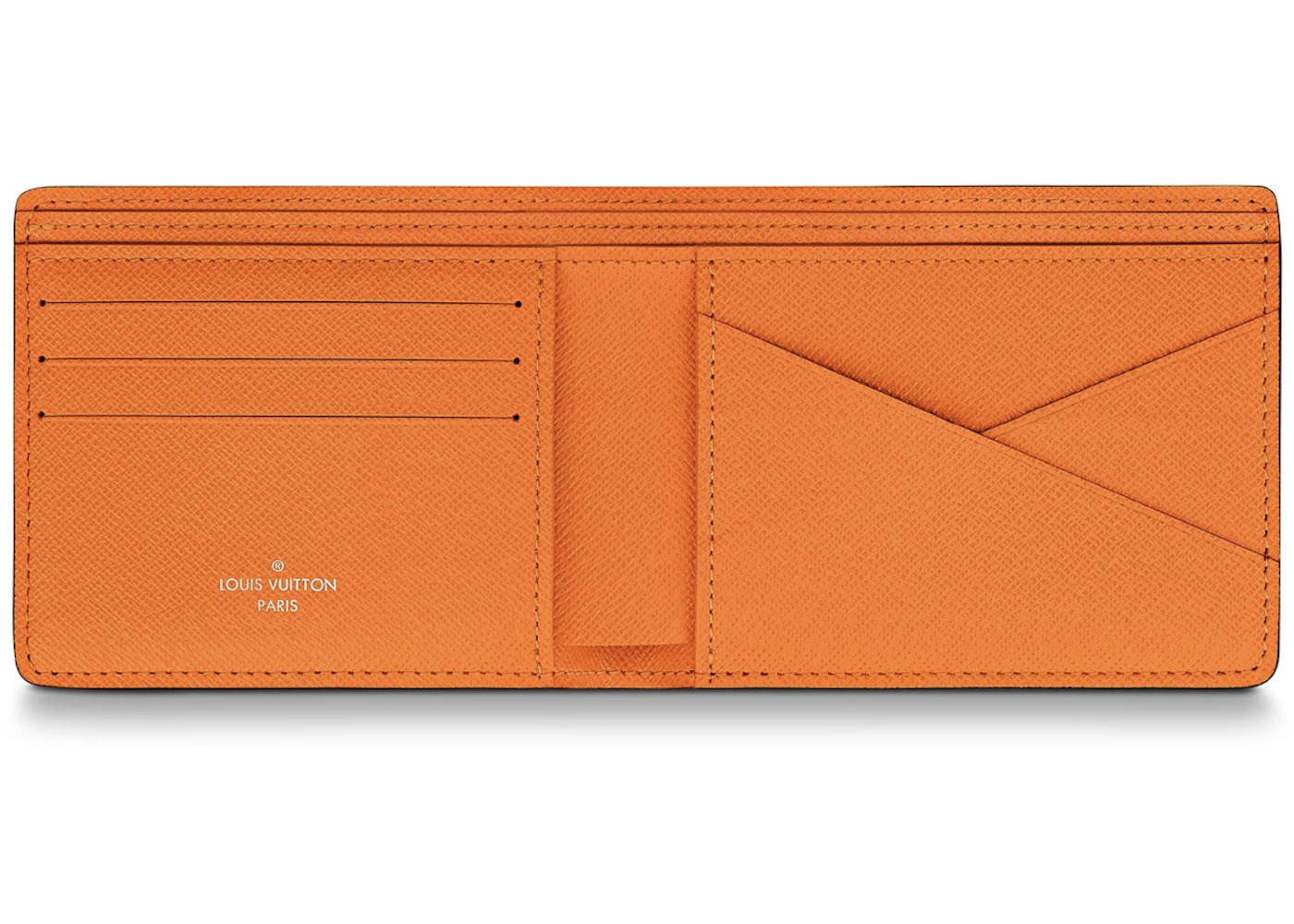 Louis Vuitton Multiple Wallet Damier Graphite Giant (3 Card Slot) Orange - 3