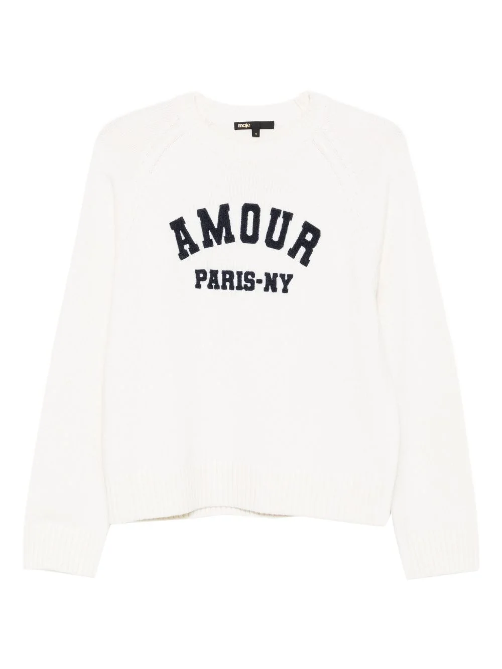 Amour Paris-NY embroidered sweater - 1