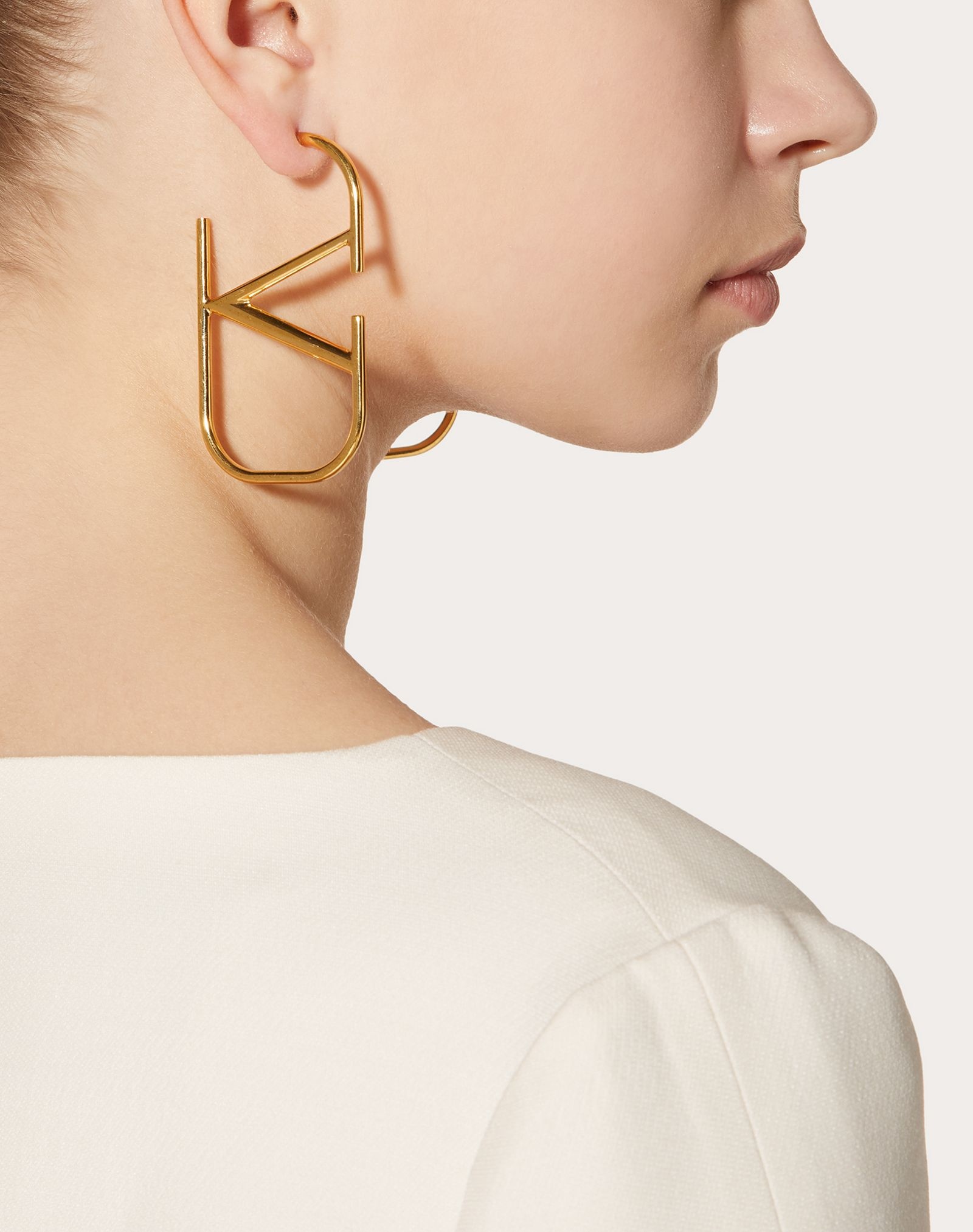 VLogo Signature Metal Earrings - 5