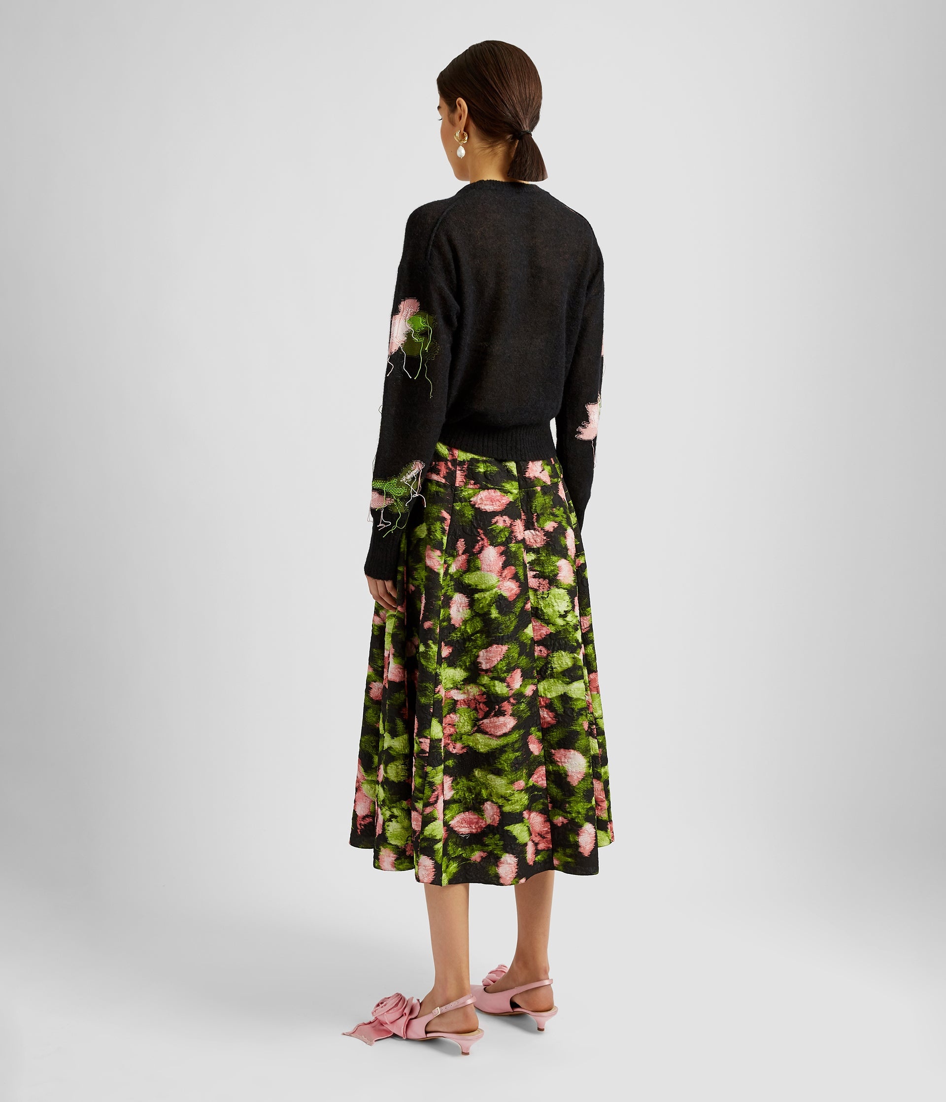 GATHERED VOLUMINOUS SKIRT - 3