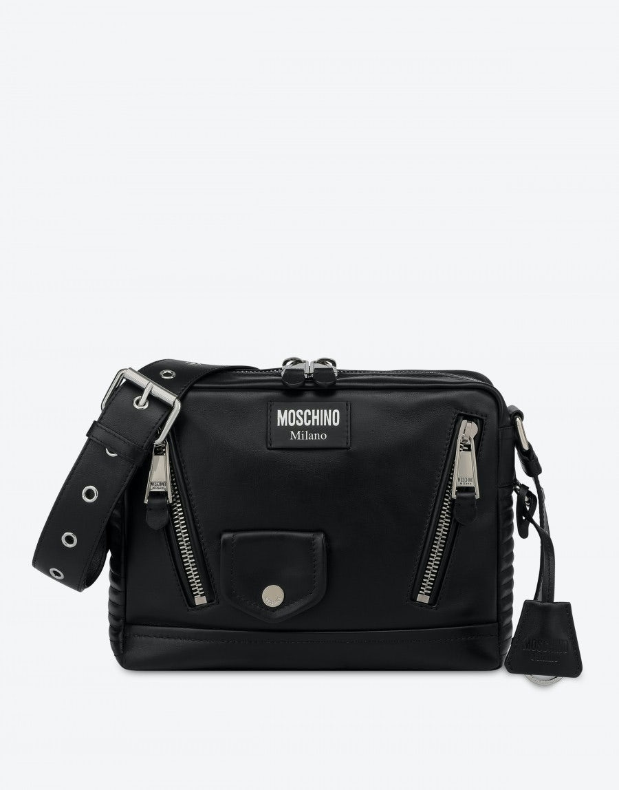 BIKER CALFSKIN CAMERA BAG - 1