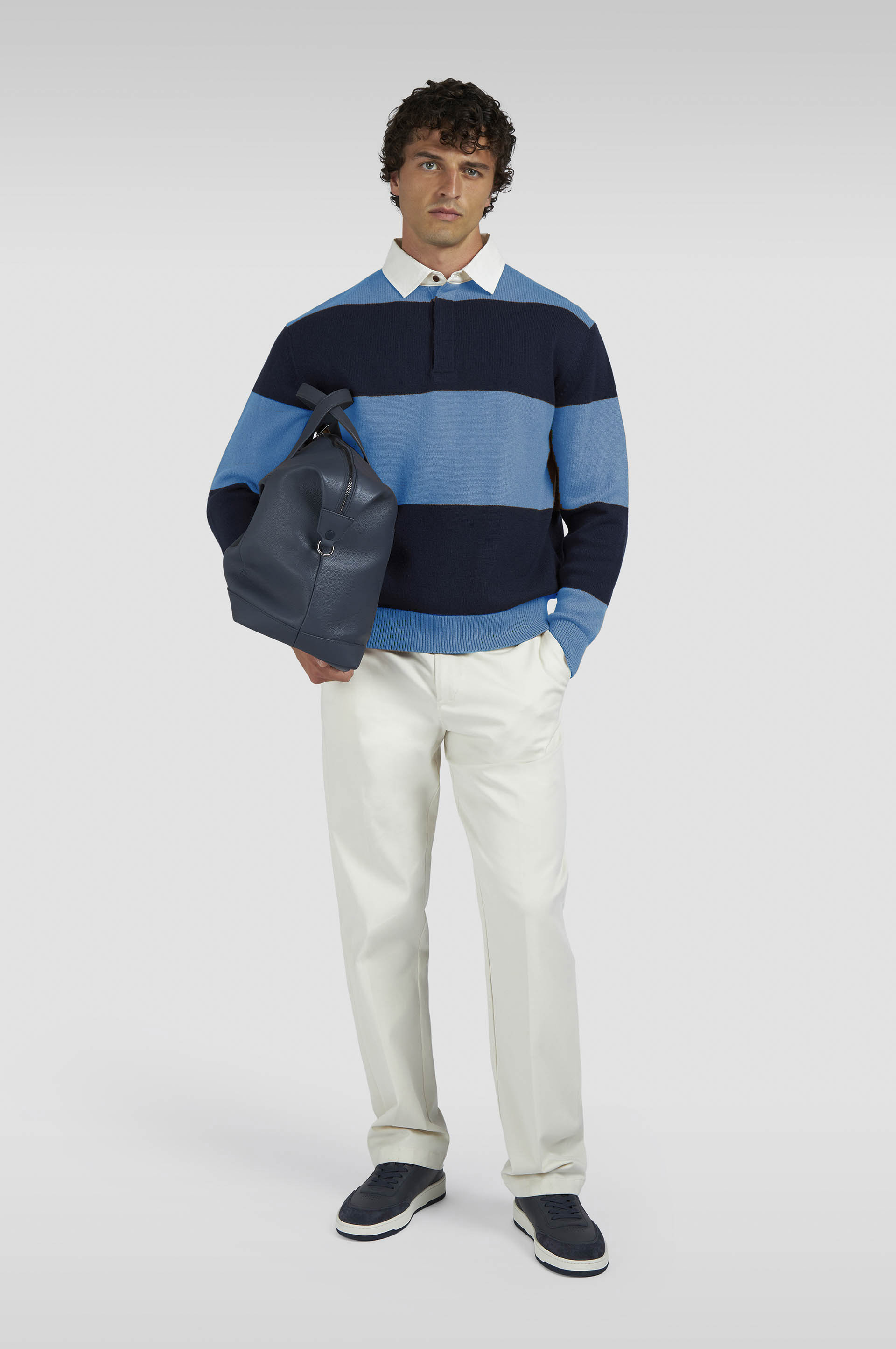 RUGBY WOOL CASHMERE POLO SHIRT - 2