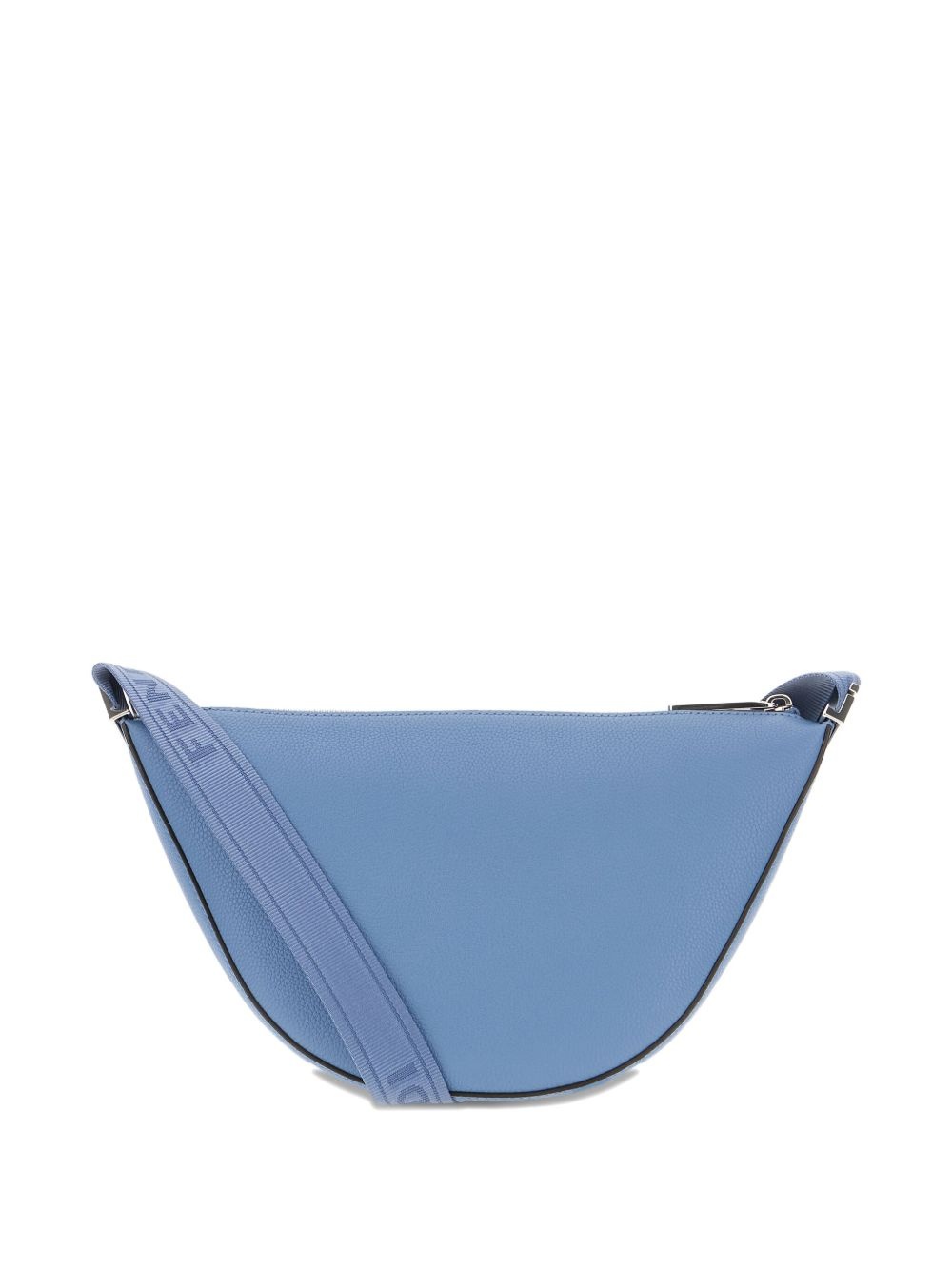curved leather shoulder bag - 2