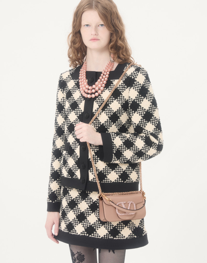 VALENTINO GARAVANI LOCÒ SMALL SHOULDER BAG WITH JEWEL LOGO 7