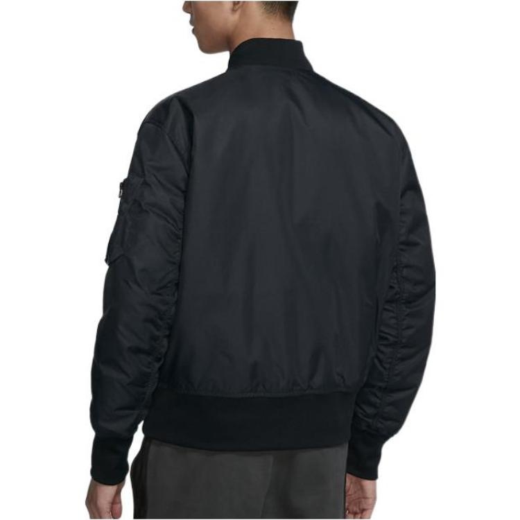 Nike logo bomber jacket 'Black' AR2184-011 - 3