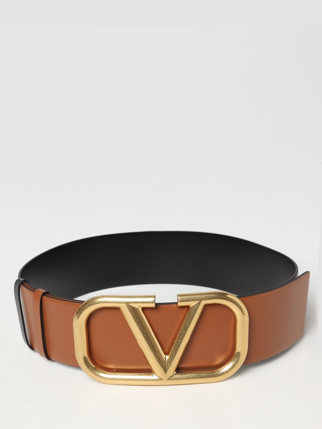 Valentino Garavani reversible leather belt - 1