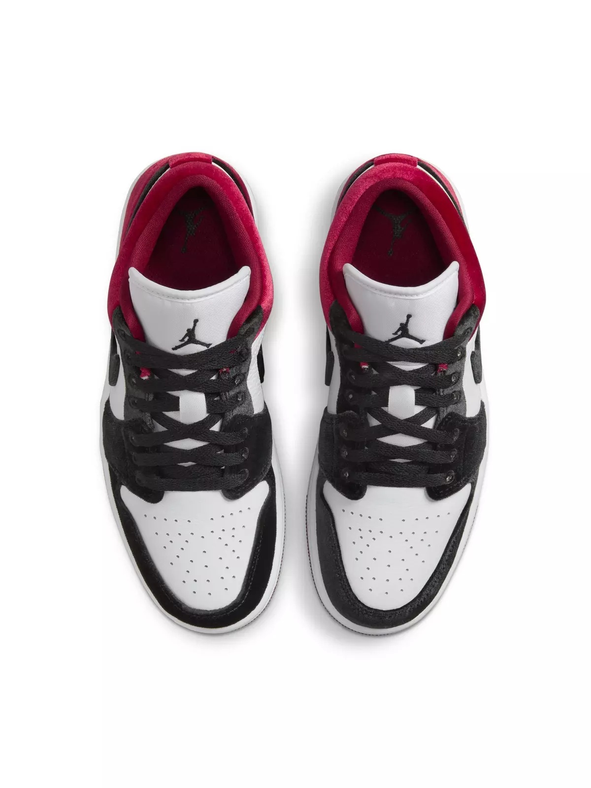 1 Low SE "Black/White/Team Red" Women's Shoe - 7