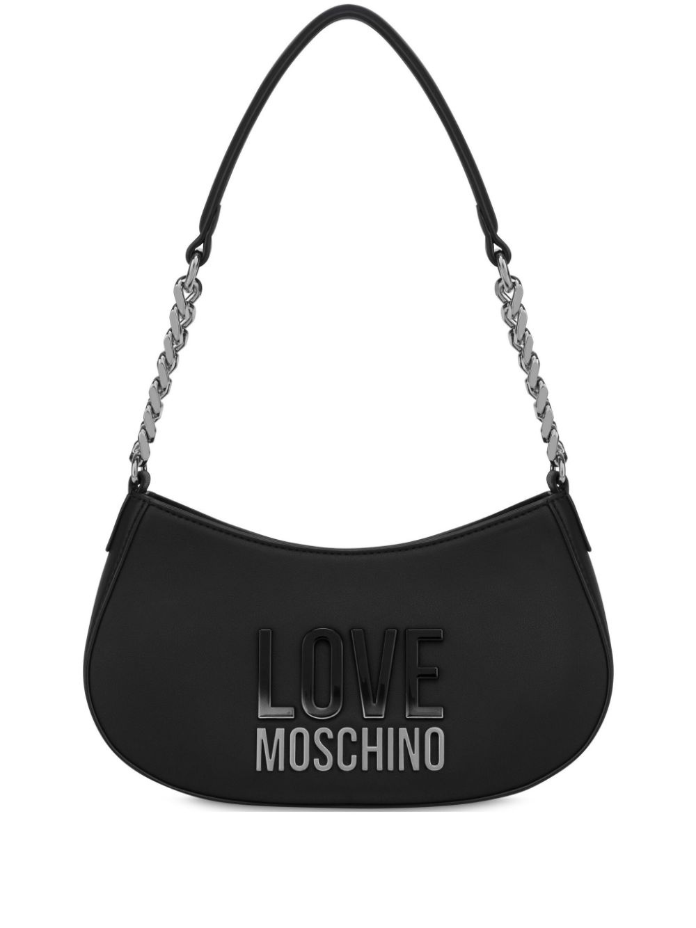 logo-lettering shoulder bag - 1