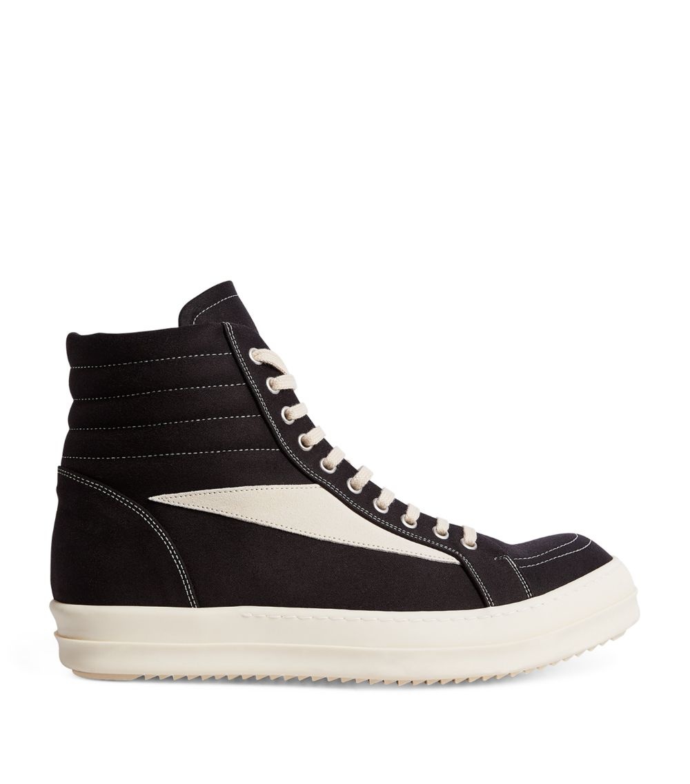 Vintage High-Top Sneakers - 1