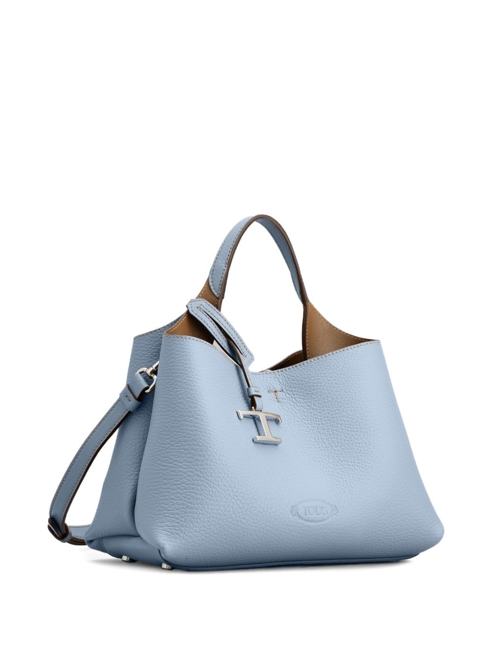 micro leather tote bag - 2