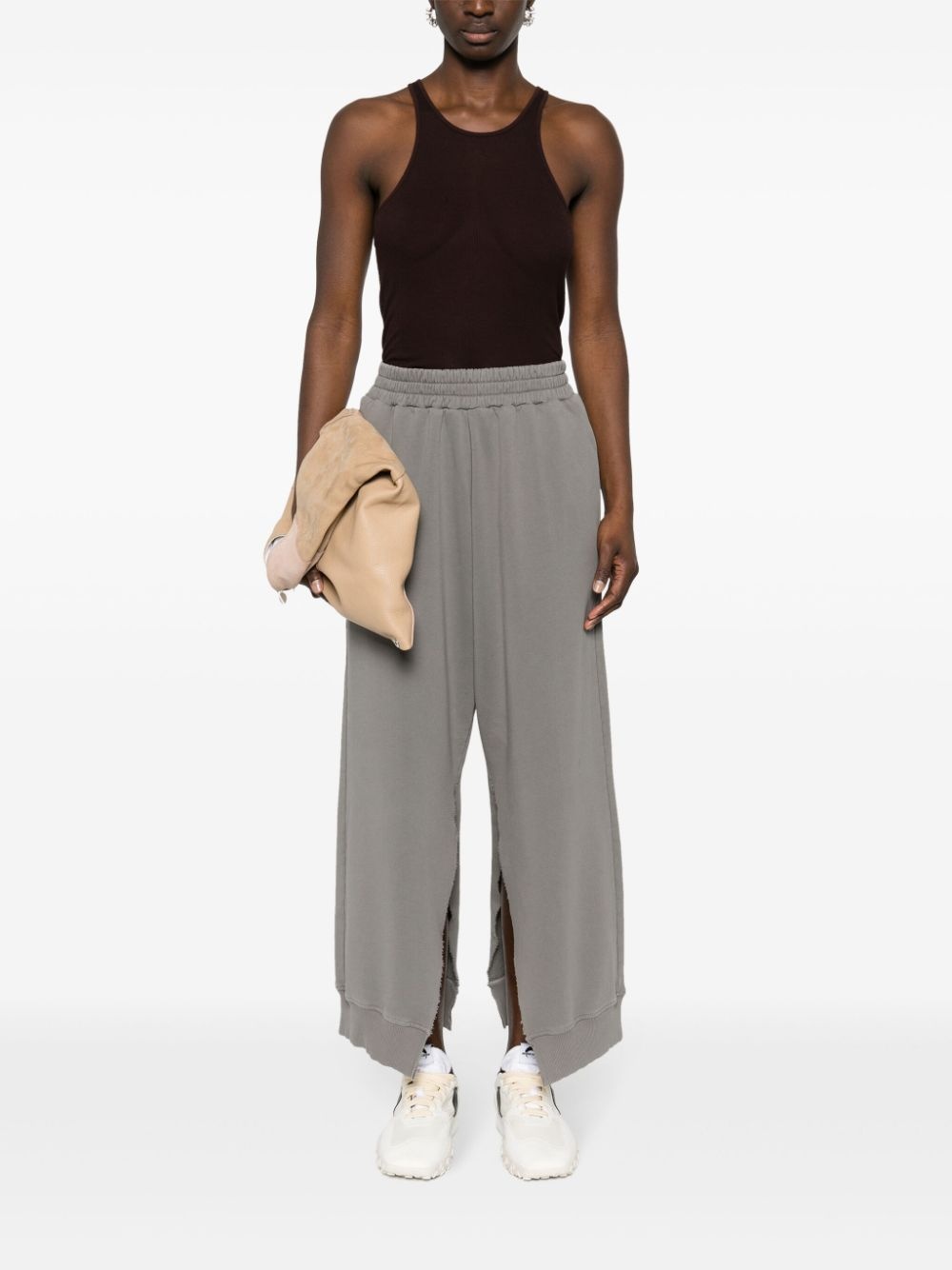 straight-leg cotton track pants - 2