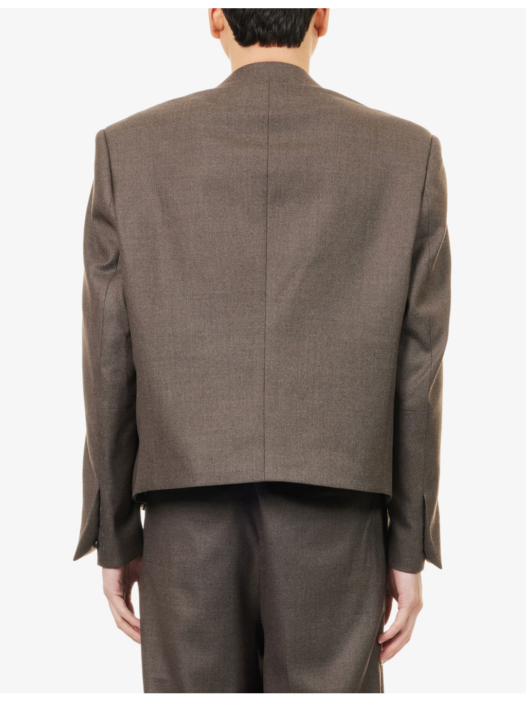 Book Peak-Lapel Wool Blazer Jacket - 4