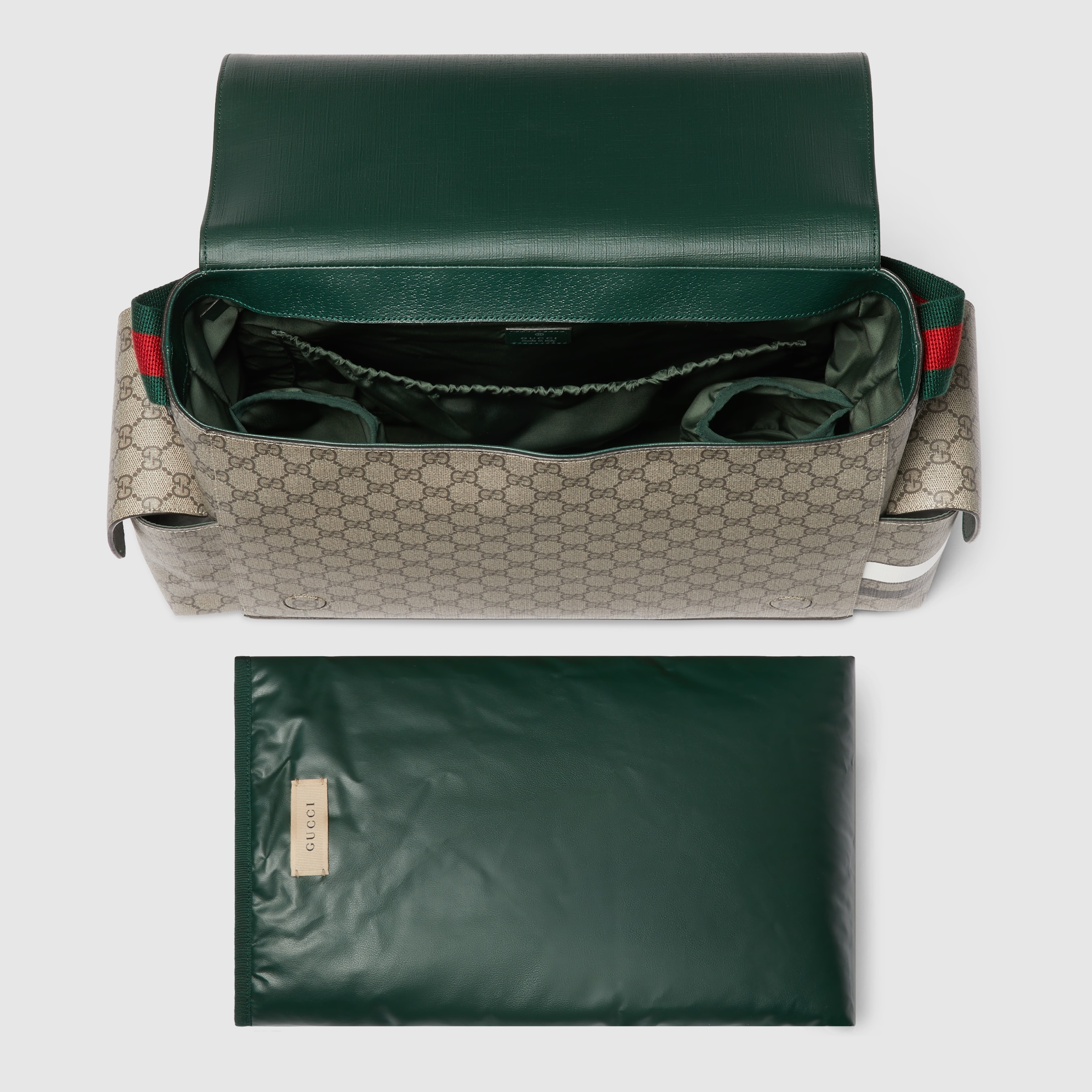 Large printed GG changing bag - 8