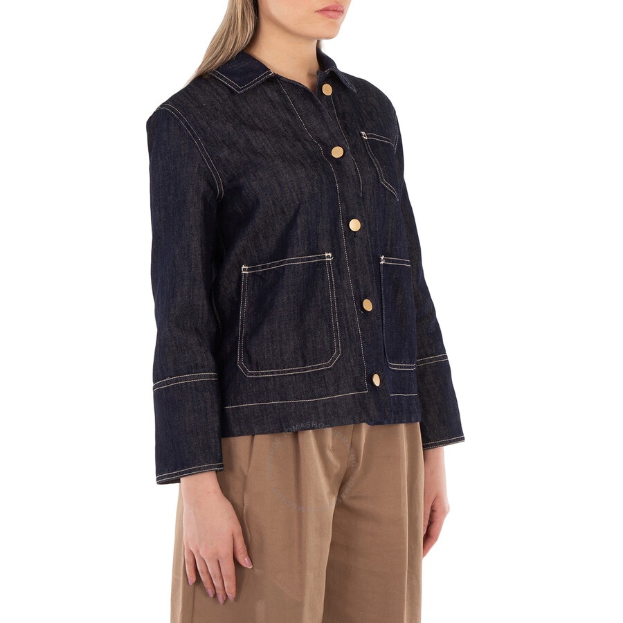 Max Mara Ella Washed Denim Jacket - 2