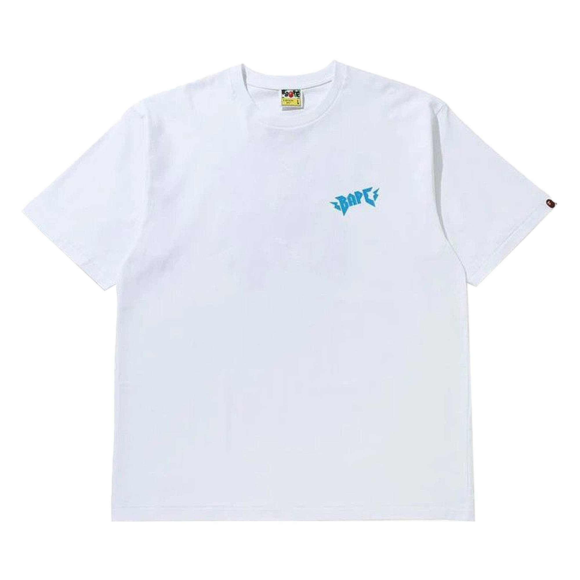 BAPE Baby Milo Rock Band RLX Tee 'White' - 1