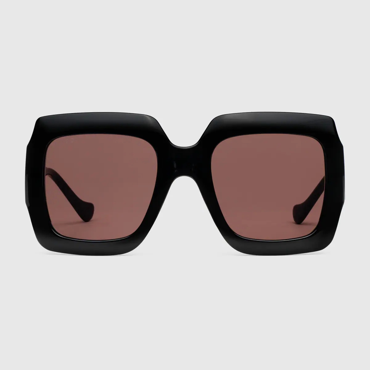 Rectangular sunglasses with chain - 1