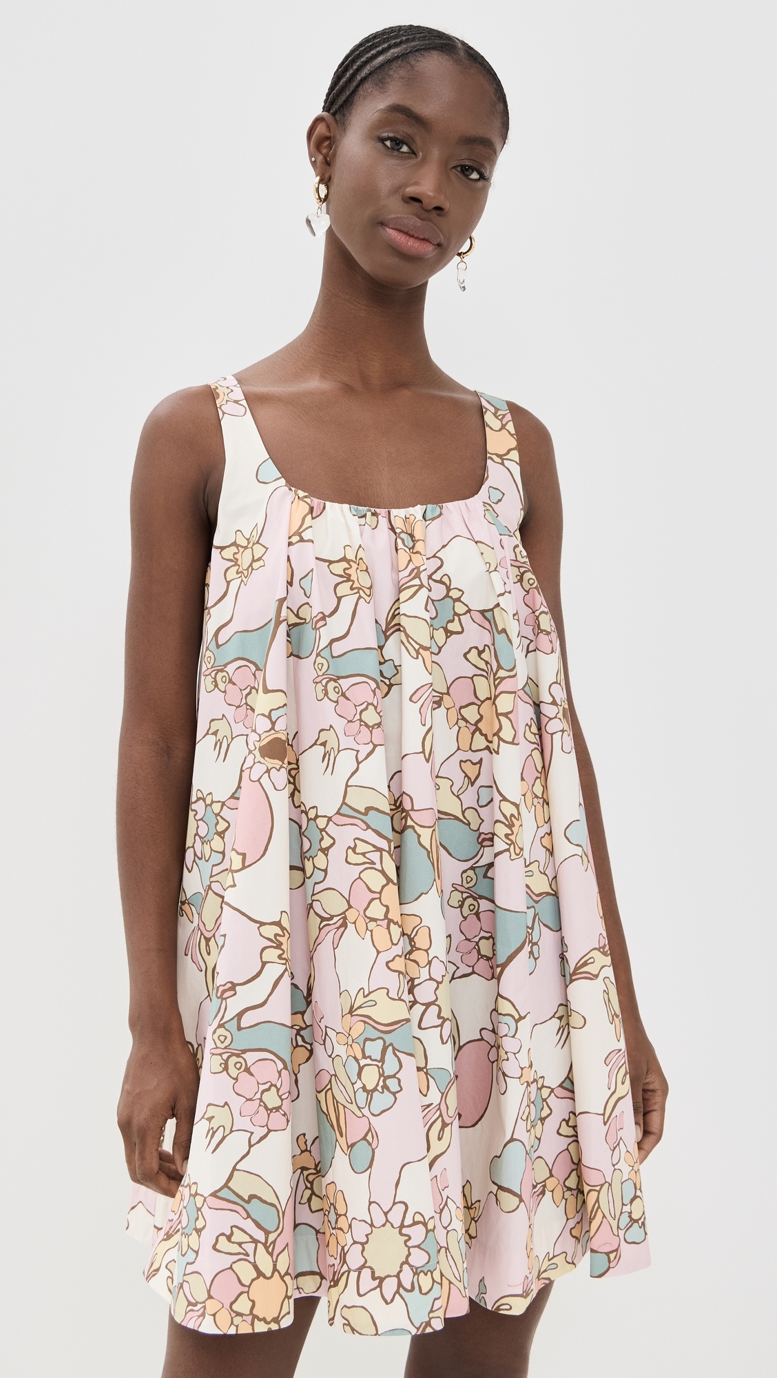 ワンピース ZIMMERMANN MAXINE PRINTED LINEN MINI DRESS 27576290_57379944_322.jpg