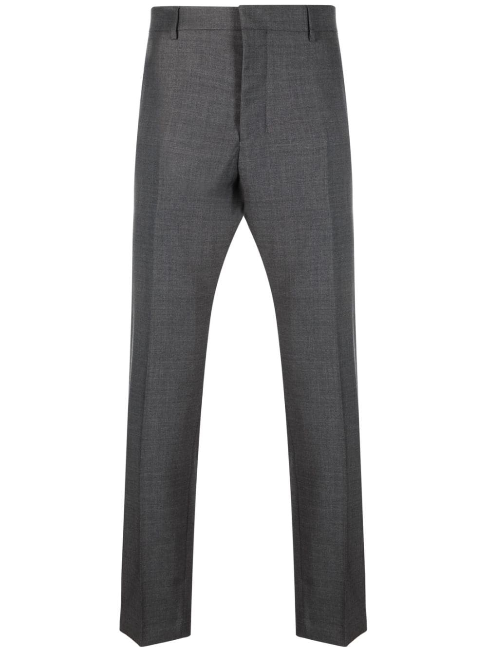 straight-leg virgin-wool trousers - 1