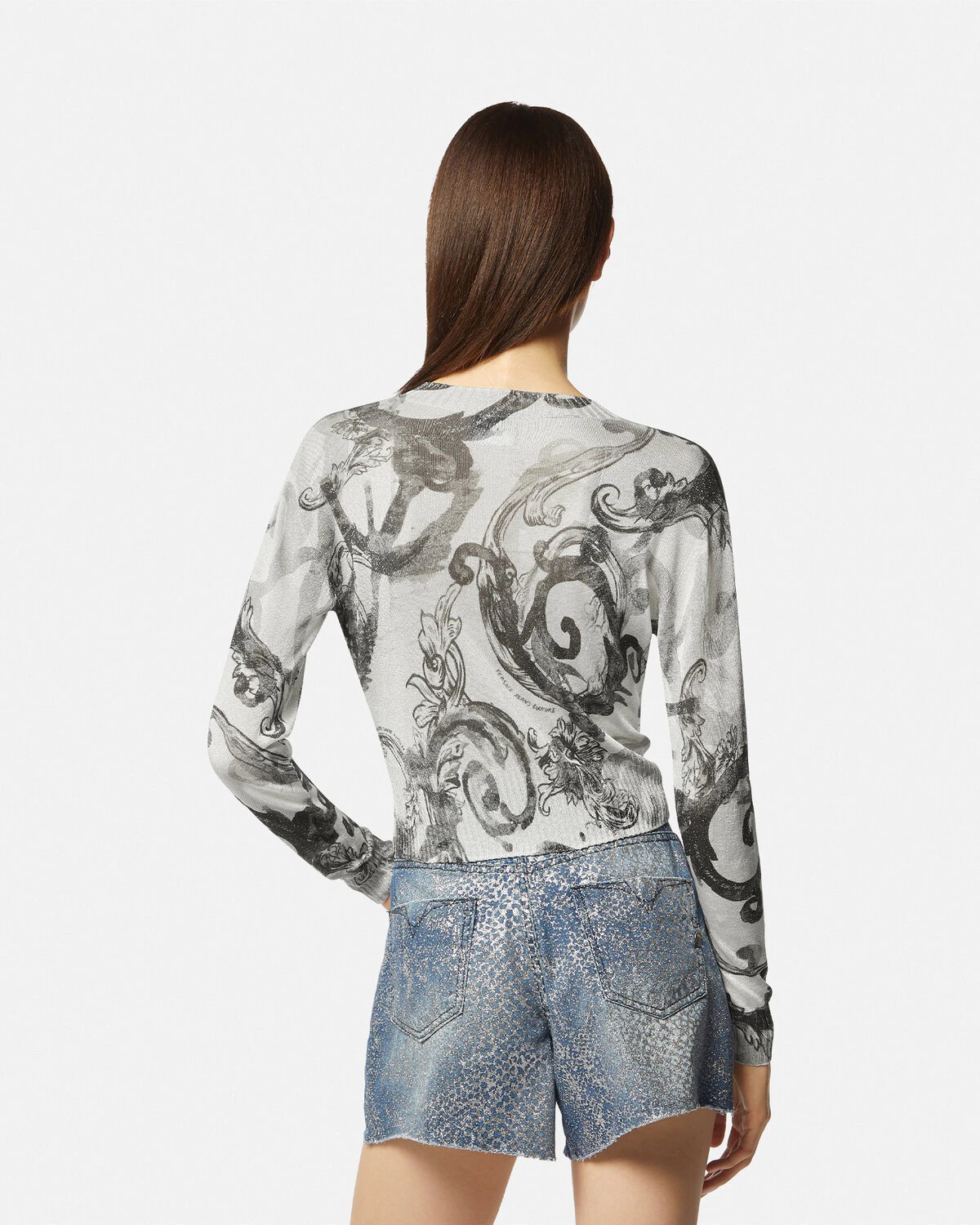 Watercolor Couture Knit Sweater - 5