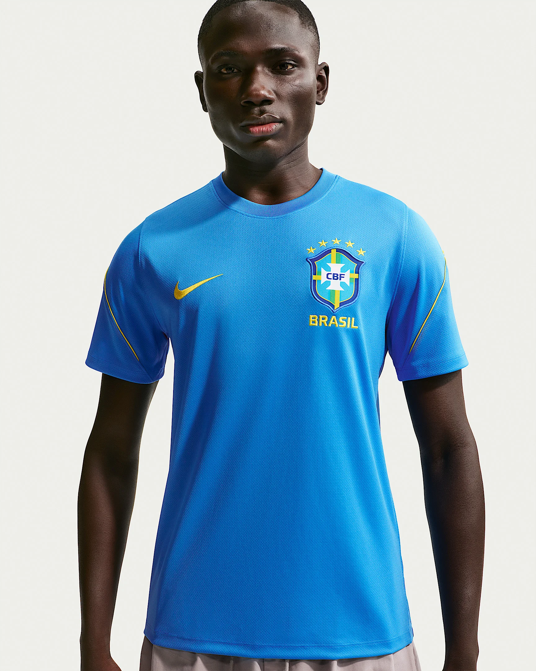 Brazil Strike Men's Nike Soccer Dri-FIT Short-Sleeve Top - 1