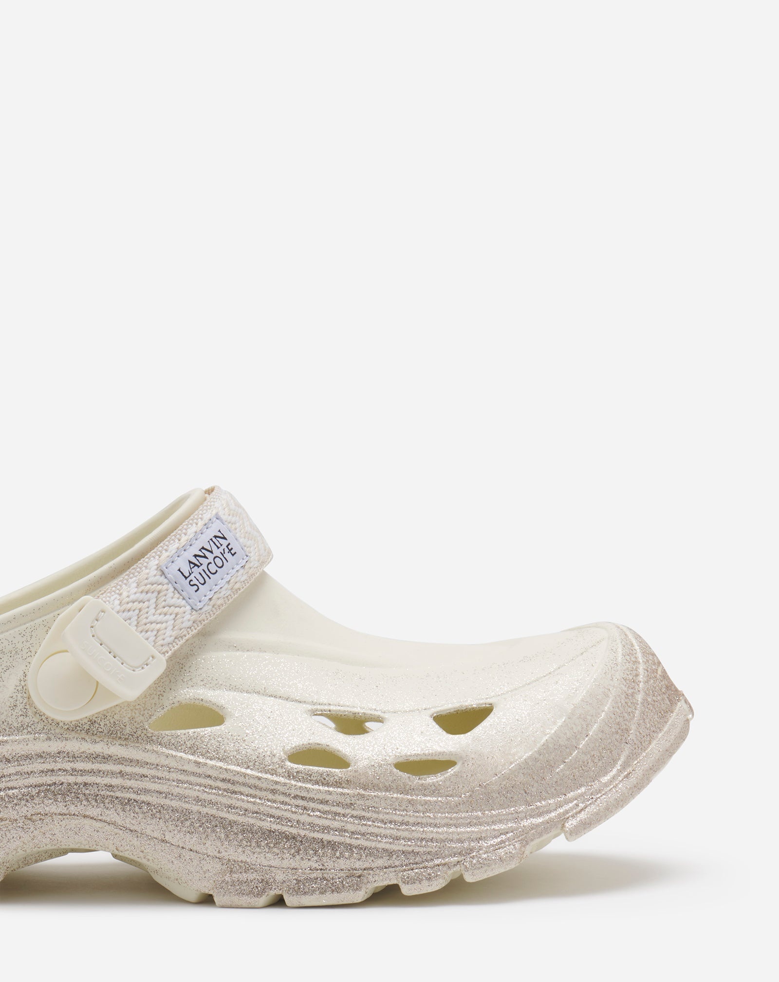 GLITTERY RUBBER LANVIN X SUICOKE CLOGS MEN - 4