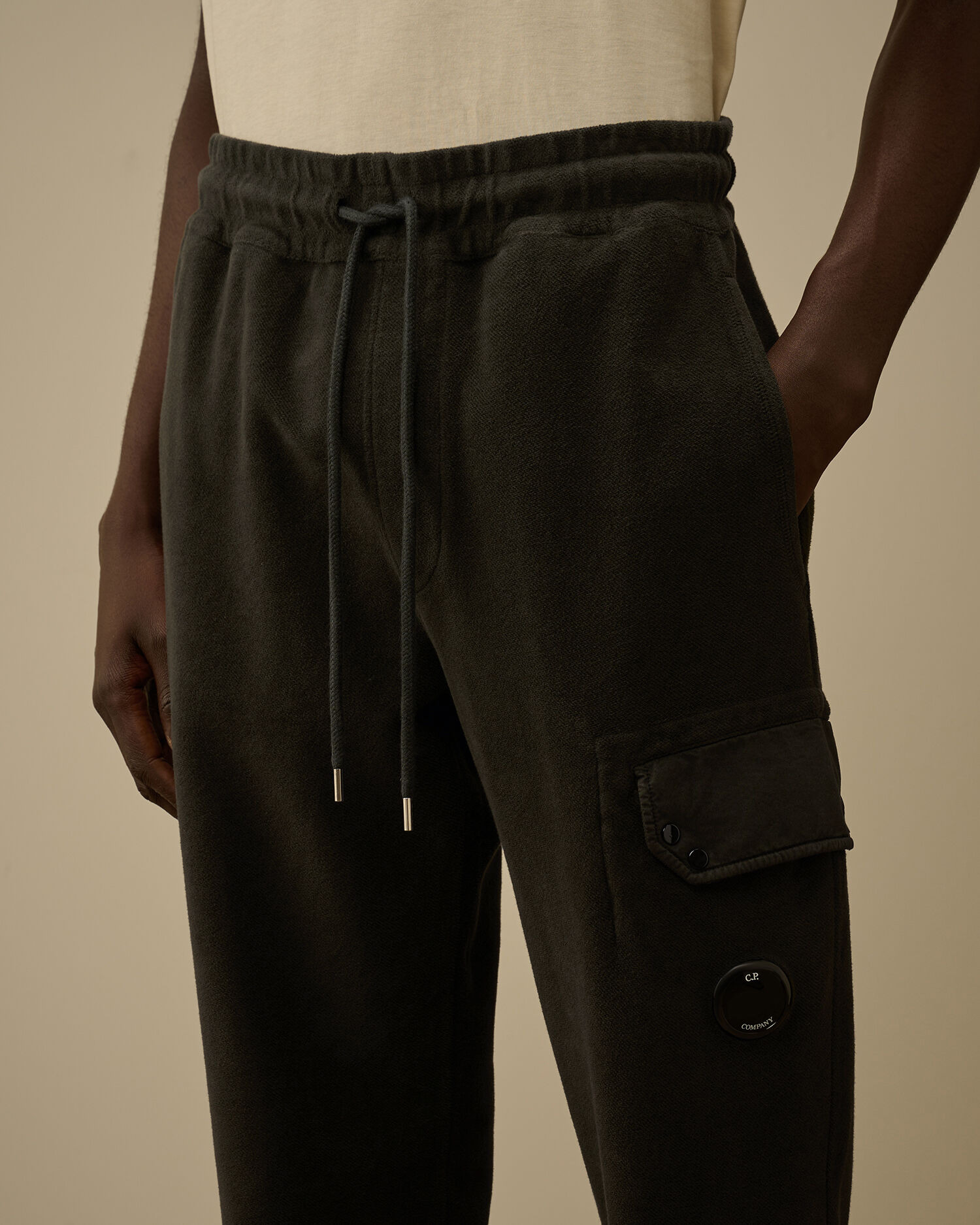 Brushed Emerized Diagonal Fleece Lens Sweatpants - 5