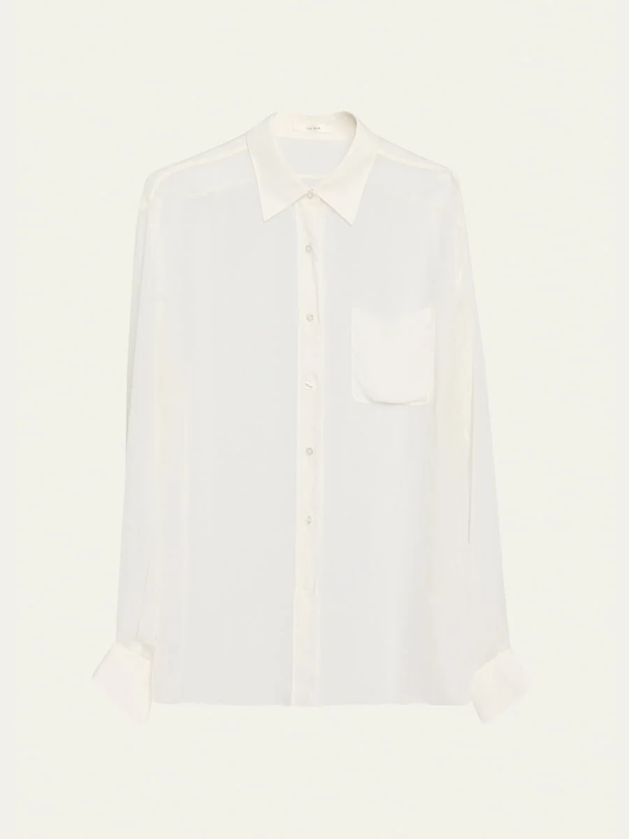 Nesson Sheer Oversized Shirt - 1