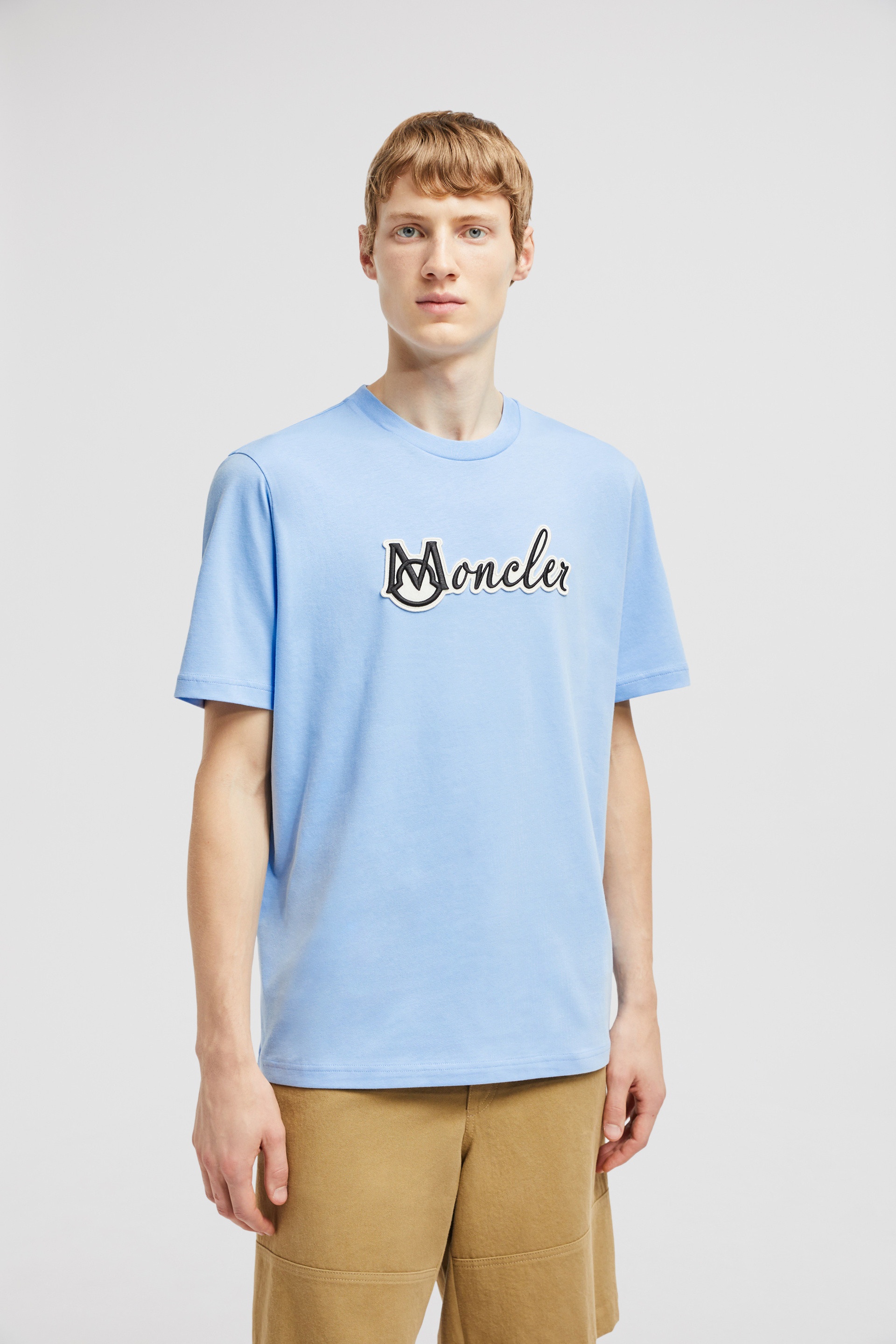 Embroidered Varsity Logo Cotton T-shirt - 3